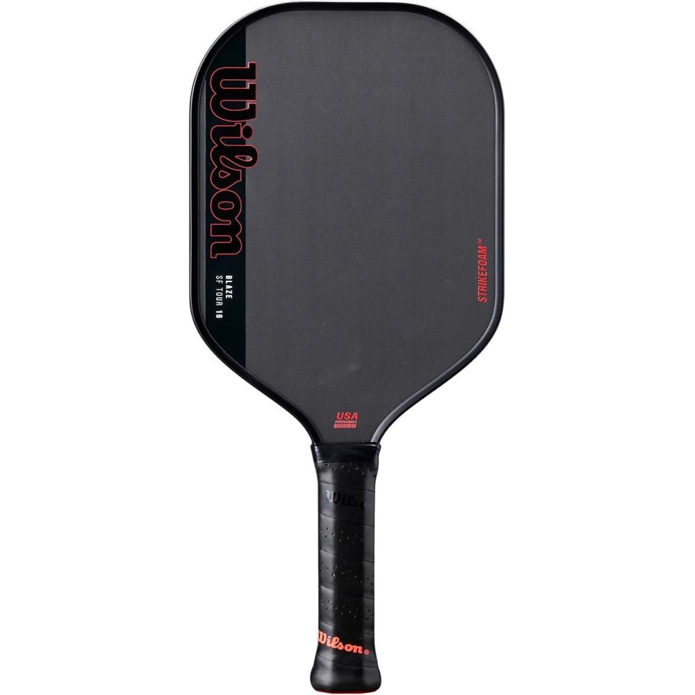 imageWilson Blaze SF Tour 16 Pickleball Paddle BlackRed 414
