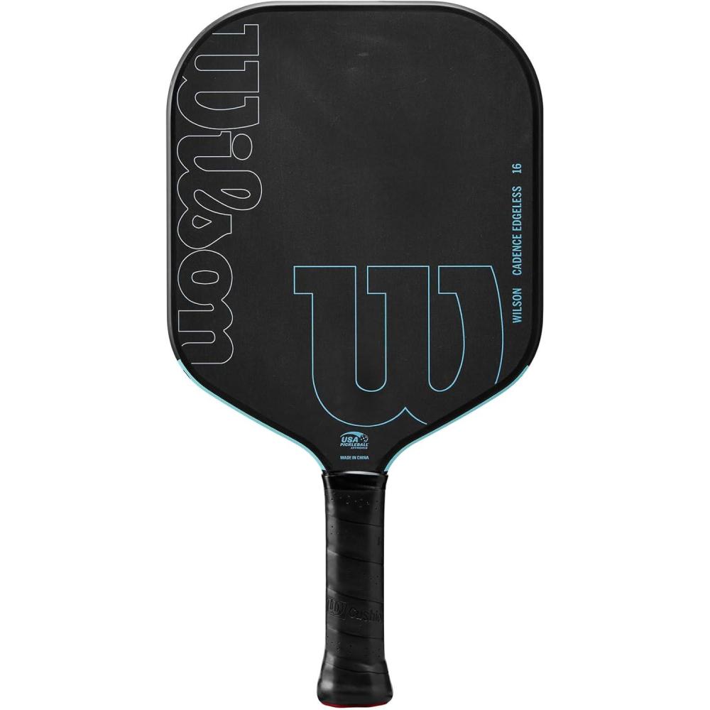 imageWilson Cadence Edgeless 16 Pickleball PaddleBlackBlue