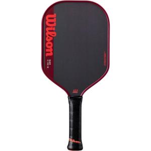 Wilson’s Blaze SF Pro 13 Pickleball Paddle- Black/Red, 4-1/4″