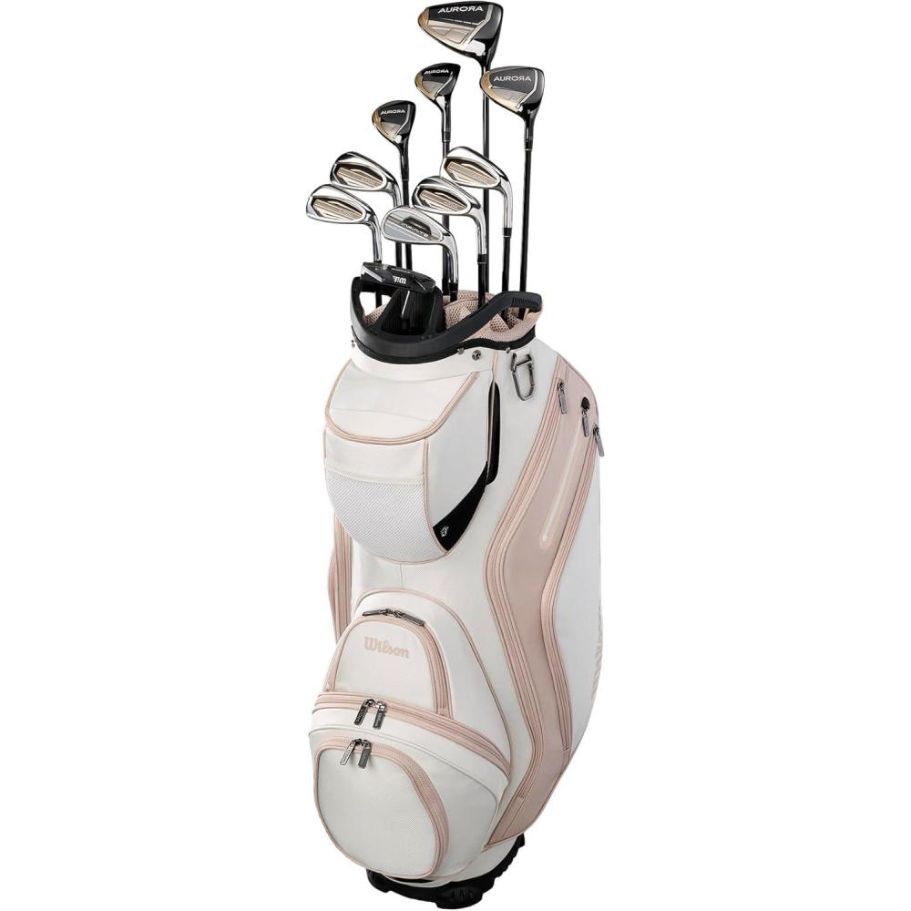 imageWilson Womens Aurora Complete Golf Set with Cart Bag Right Hand Standard PetiteStandard