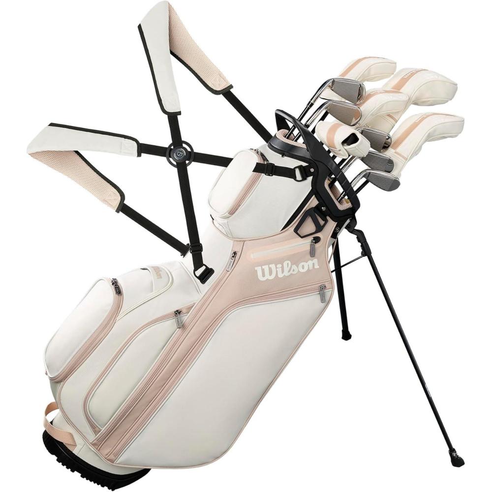imageWilson Womens Aurora Complete Golf Set with Stand Bag Right Hand StandardStandard