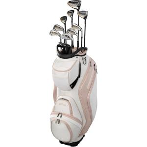 Wilson Women’s Aurora Complete Golf Set with Cart Bag- Right Hand, Standard + Petite(Standard)