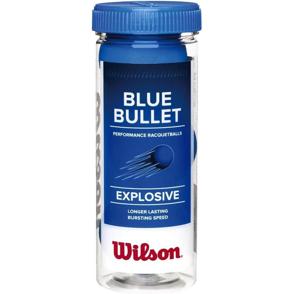 imageWilson Blue Bullet Racket balls 3 Balls per Can